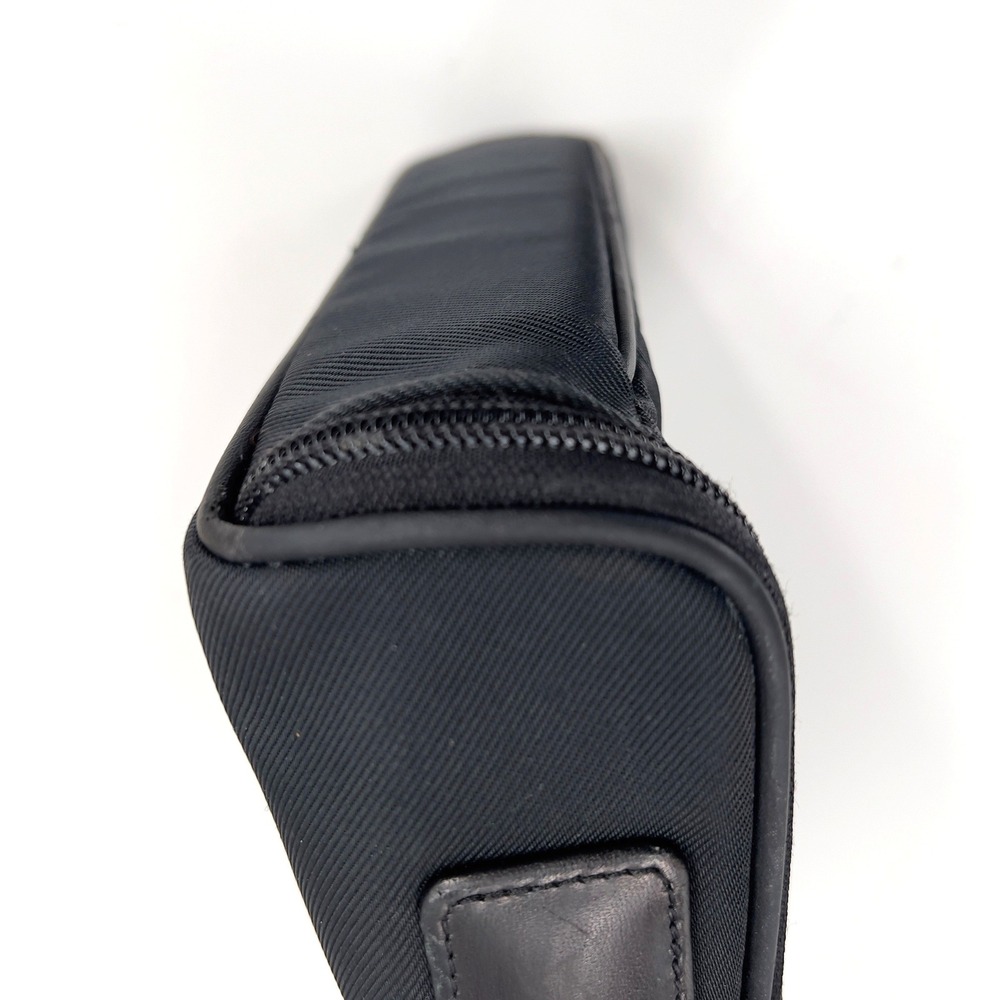 Coach‎ NotebookTablet Case Black Leather Trim Zip Around - Picture 9 of 10